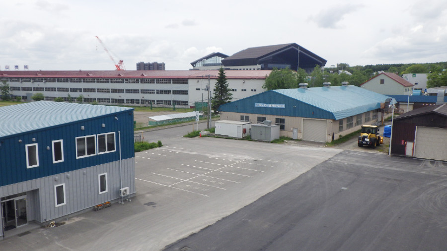 株式会社シオン北広島工場の外観